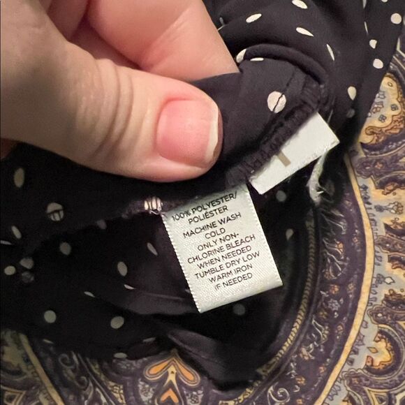 Loft Polka Dot Women's Top - blue and White - Picture 8 of 8